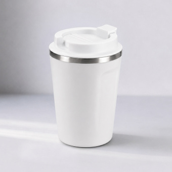 Термокружка CAFÉ COMPACT (белый)