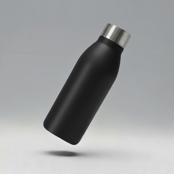 Вакуумная термобутылка Brottle c медной изоляцией, тубус, 600 мл (черный)