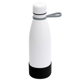 Термобутылка герметичная вакуумная Olivia To Go, белый/серый/чёрный