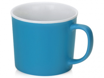 Кружка Nancy, матовая (голубой, белый)