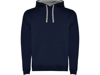 Толстовка с капюшоном Urban мужская (navy, серый меланж)