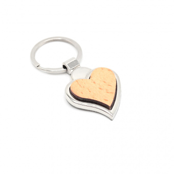 Брелок Woody R(круг), натуральный