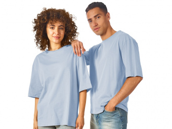 Футболка оверсайз Liyon унисекс (небесно-голубой)