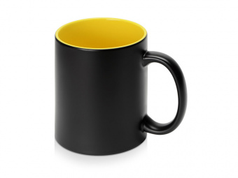 Кружка-хамелеон Surprise матовая (черный, желтый)