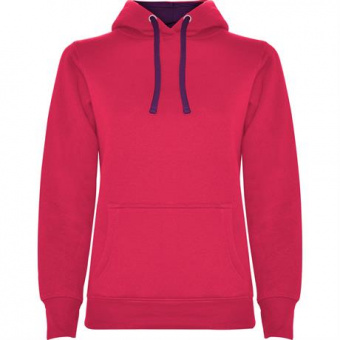 Толстовка URBAN WOMAN женская, ТЕМНО-РОЗОВЫЙ/ФИОЛЕТОВЫЙ XL