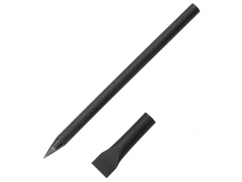 Вечный карандаш из переработанной бумаги Recycled pencil (черный)