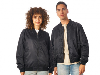 Куртка бомбер Antwerpen унисекс (черный)