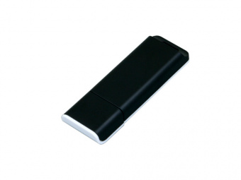USB 2.0- флешка на 64 Гб с оригинальным двухцветным корпусом (черный, белый)