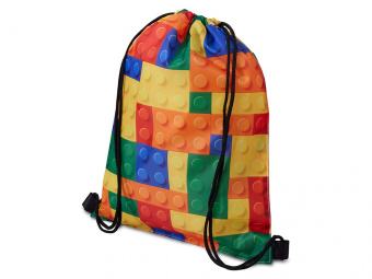Рюкзак-мешок с возможностью полноцветной печати (разноцветный)