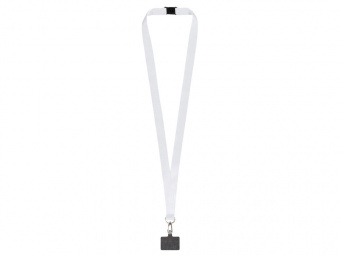 Лента под сублимацию для телефона с замком обрыва, 2 см (белый, серый, серебристый)