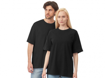 Футболка оверсайз Vienna унисекс (черный)