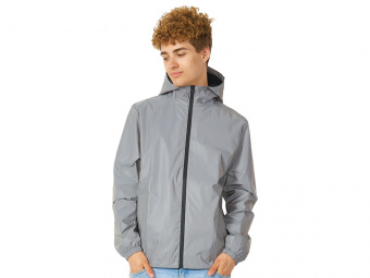 Ветровка светоотражающая Reflector (серебристый, серый)