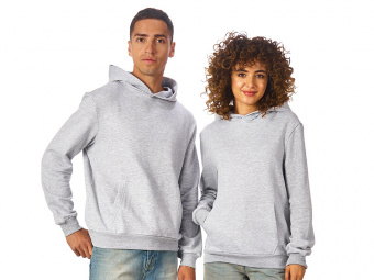 Толстовка с капюшоном Monaco унисекс (светлый меланж)