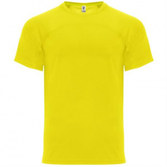 Спортивная футболка MONACO унисекс, ЖЕЛТЫЙ XS