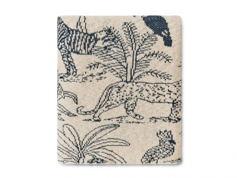 Плед SAVANNA 0104 (бежевый, синий)