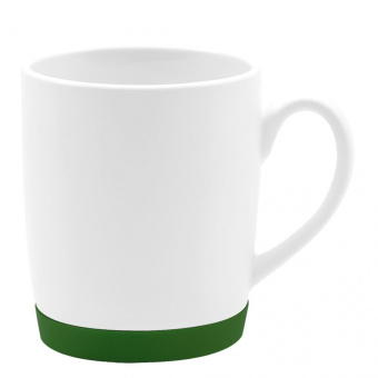 Кружка Make Me To Go, белая/бутылочно-зелёная