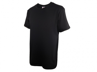 Футболка Sydney с подвернутыми рукавами, мужская (черный)