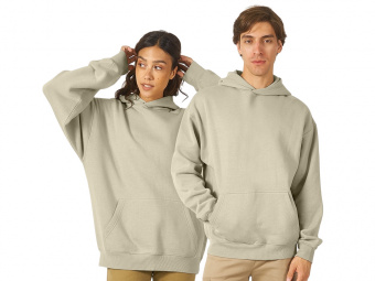 Толстовка с капюшоном оверсайз Berlin унисекс (оливковый)