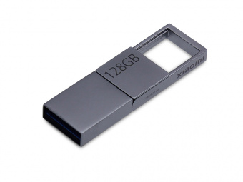 USB 3.0-флешка на 128 Гб с разъемами USB-A и Type-C (серебристый)
