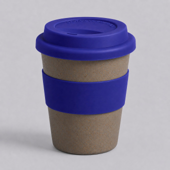 Стакан из бамбукового волокна Café (темно-синий, серый)