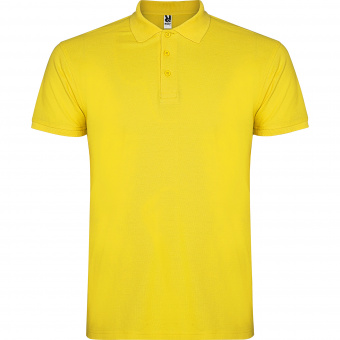 Футболка поло детская STAR ЖЕЛТЫЙ, 7/8