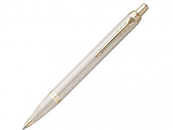 Ручка шариковая Parker IM (золотистый, белый перламутр, серебристый)