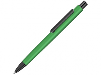 Металлическая шариковая ручка Ellipse gum soft touch с зеркальной гравировкой (зеленый)