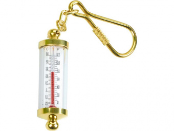 Брелок-термометр (золотистый)