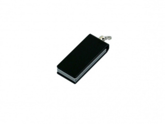 USB 2.0- флешка мини на 8 Гб с мини чипом в цветном корпусе (черный)
