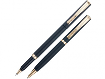 Набор Pen and Pen: ручка шариковая, ручка-роллер (черный, золотистый)