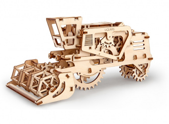 3D-ПАЗЛ UGEARS Комбайн (натуральный)