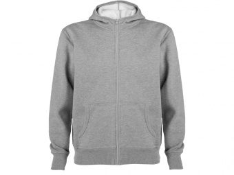 Толстовка на молнии Montblanc унисекс (серый меланж)