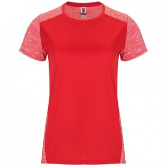 Спортивная футболка ZOLDER WOMAN женская, КРАСНЫЙ/ПЁСТРЫЙ КРАСНЫЙ 2XL