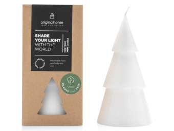 Рождественская елочная свеча матча, L (белый)