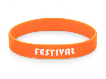 Силиконовый браслет Forest (оранжевый)