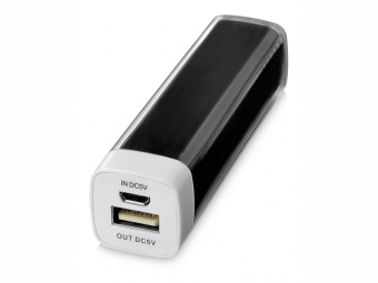 Портативное зарядное устройство Flash, 2200 mAh (черный)