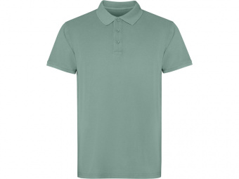 Рубашка поло Cobain, унисекс (зеленый выстиранный)