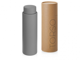 Вакуумный термос с медной изоляцией Torso, 480 мл (серый)