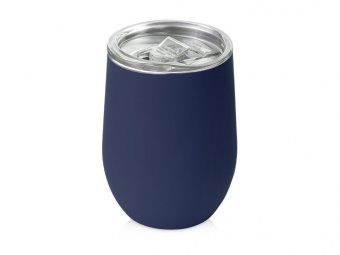 Термокружка Vacuum mug C1, soft touch, 370 мл (темно-синий)
