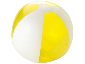 Пляжный мяч Bondi (белый, желтый прозрачный)