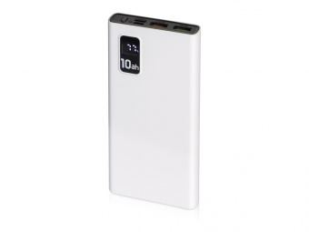 Портативный внешний аккумулятор FAST, 10000 mAh (белый)
