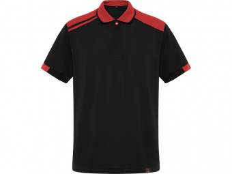 Рубашка поло Samurai, мужская (черный, красный)