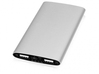 Внешний аккумулятор Мун, 4400 mAh (серебристый)