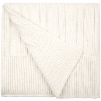 Шарф Knit Beat, белый (молочный)