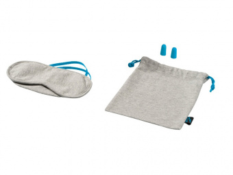 Набор для путешествия Miami (серый меланж, голубой)