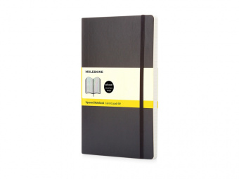 Записная книжка А6 (Pocket) Classic Soft (в клетку) (черный)