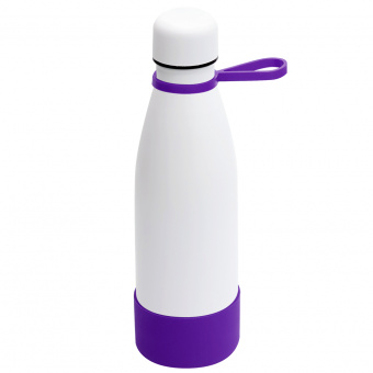 Термобутылка герметичная вакуумная Olivia To Go, белый/фиолетовый