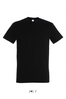 Фуфайка (футболка) IMPERIAL мужская,Глубокий черный 4XL