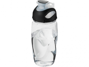 Бутылка спортивная Gobi (черный, прозрачный)