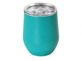 Вакуумная термокружка Sense, непротекаемая крышка (бирюзовый)